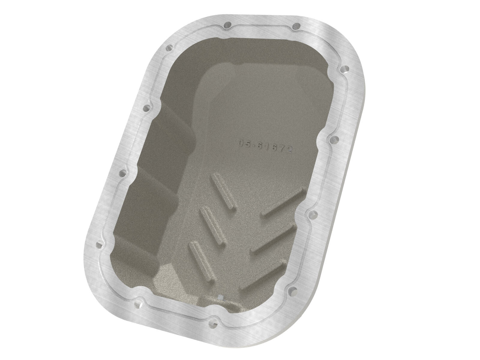 Street Series Engine Oil Pan Raw w/ Machined Fins Jeep Wrangler (Jl)/Gladiator (Jt) 18-26 V6-3.6L aFe Power