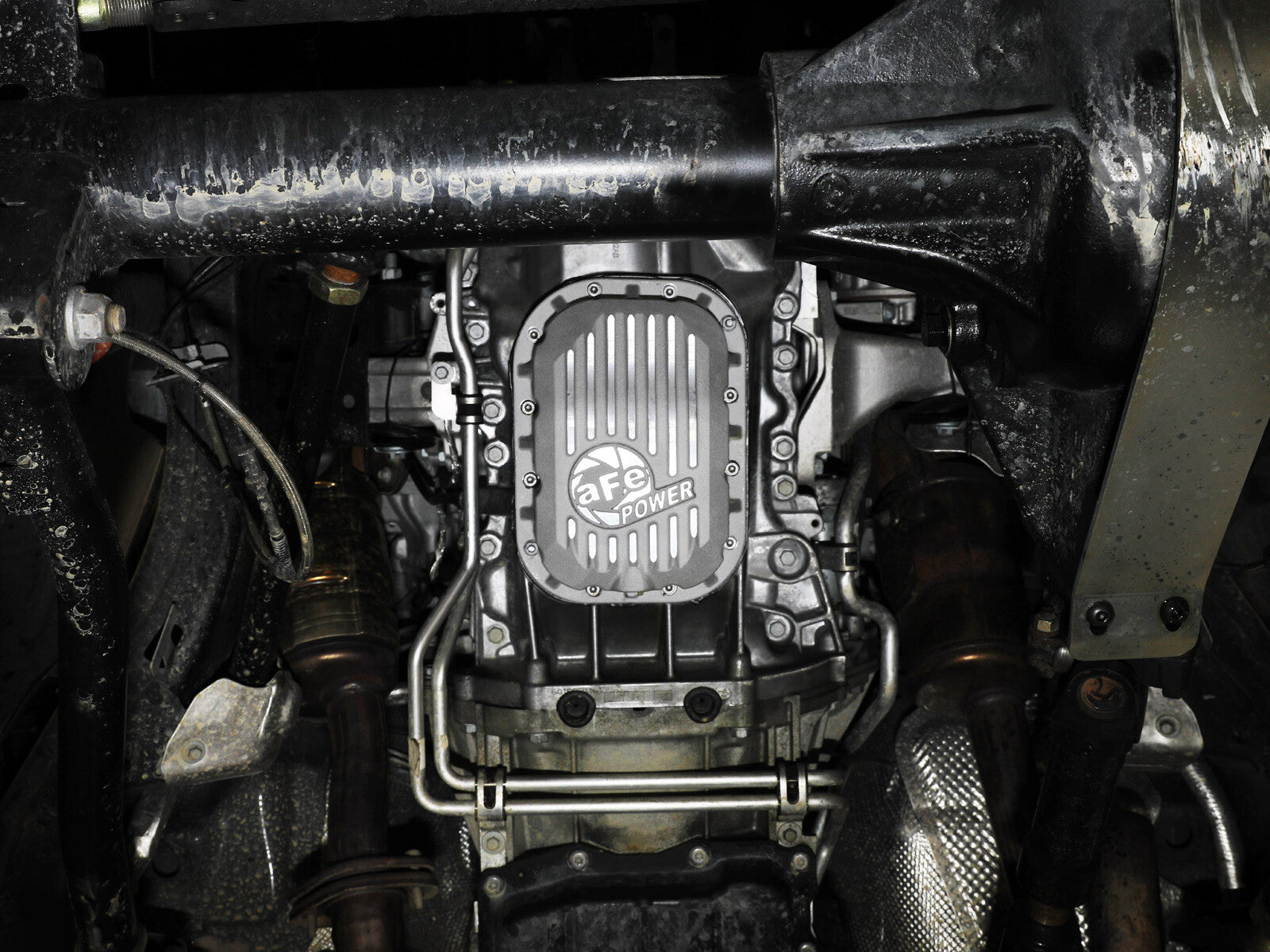 Street Series Engine Oil Pan Raw w/ Machined Fins Jeep Wrangler (Jl)/Gladiator (Jt) 18-26 V6-3.6L aFe Power
