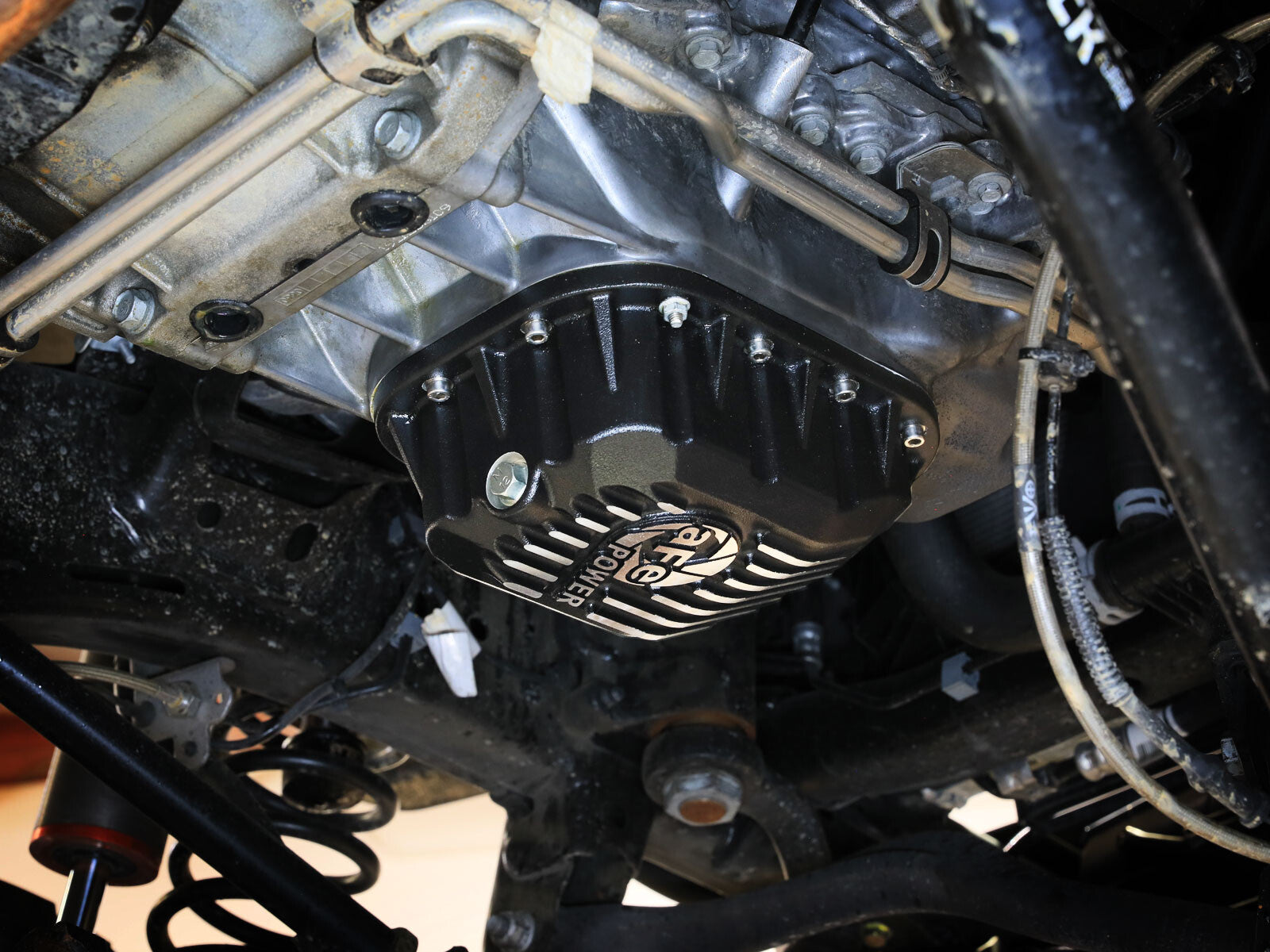 Pro Series Engine Oil Pan Black w/ Machined Fins Jeep Wrangler (Jl)/Gladiator (Jt) 18-26 V6-3.6L aFe Power