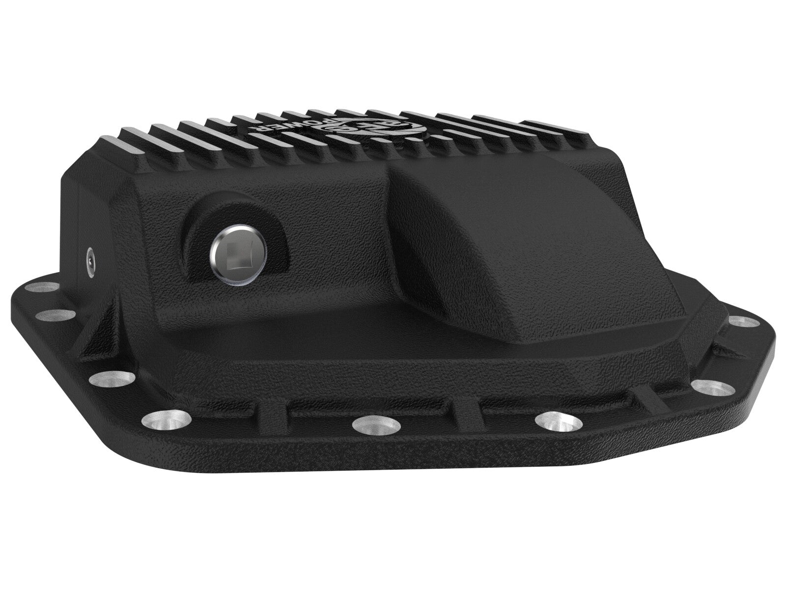 Pro Series Front Differential Cover Black w/ Machined Fins Ford F-250/350 23-26 aFe Power
