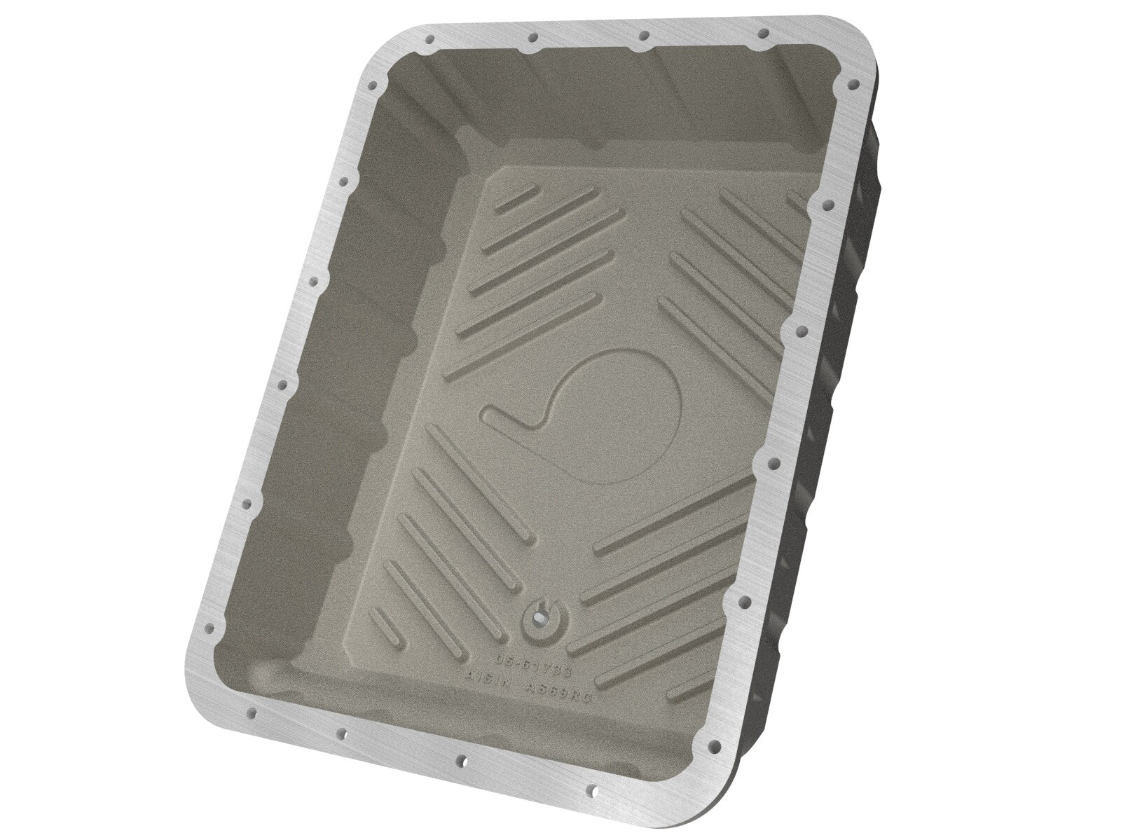 Street Series Transmission Pan Raw w/ Machined Fins Ram 3500 13-24 (AS69RC Aisin Transmission) aFe Power