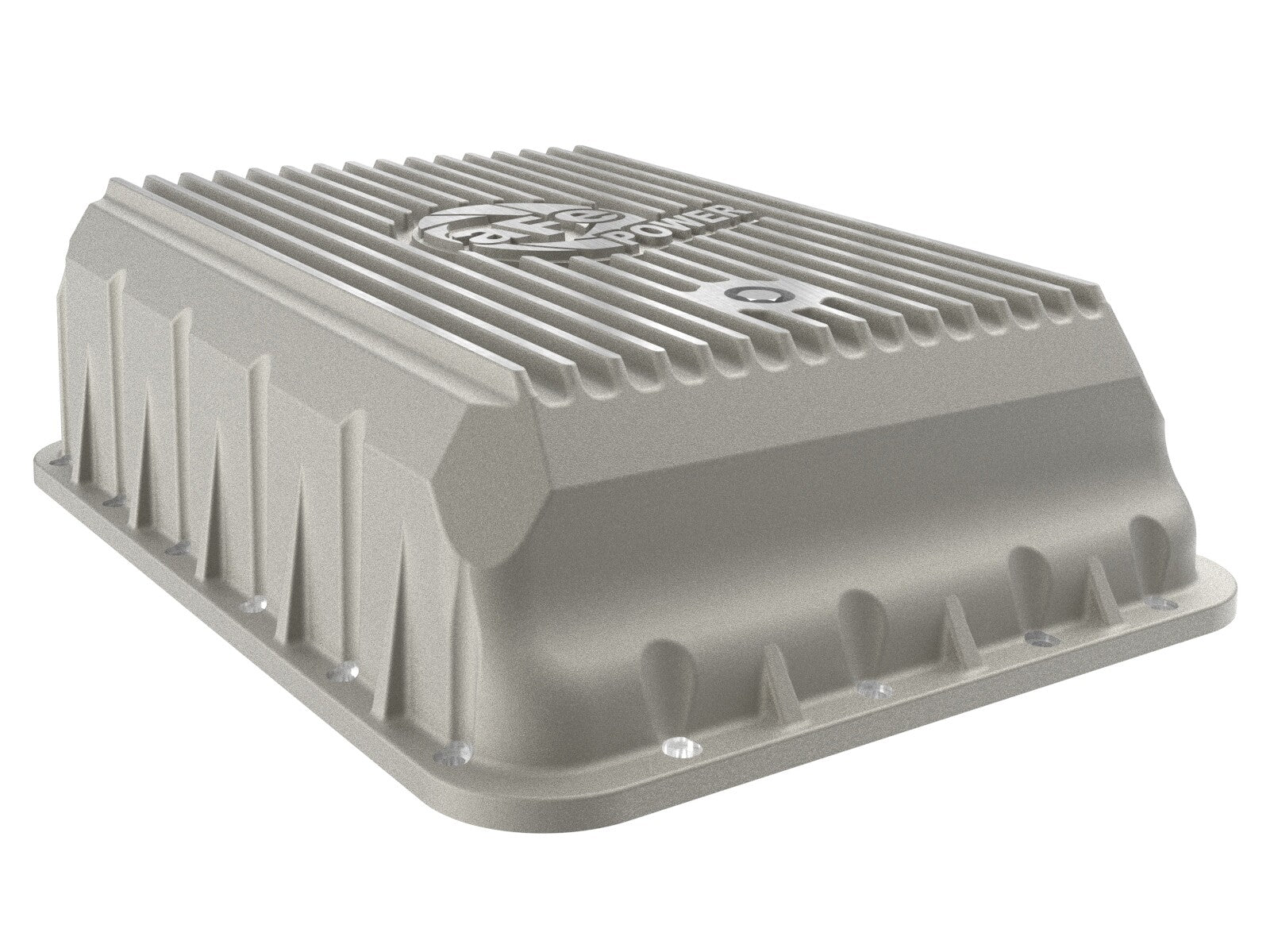 Street Series Transmission Pan Raw w/ Machined Fins Ram 3500 13-24 (AS69RC Aisin Transmission) aFe Power