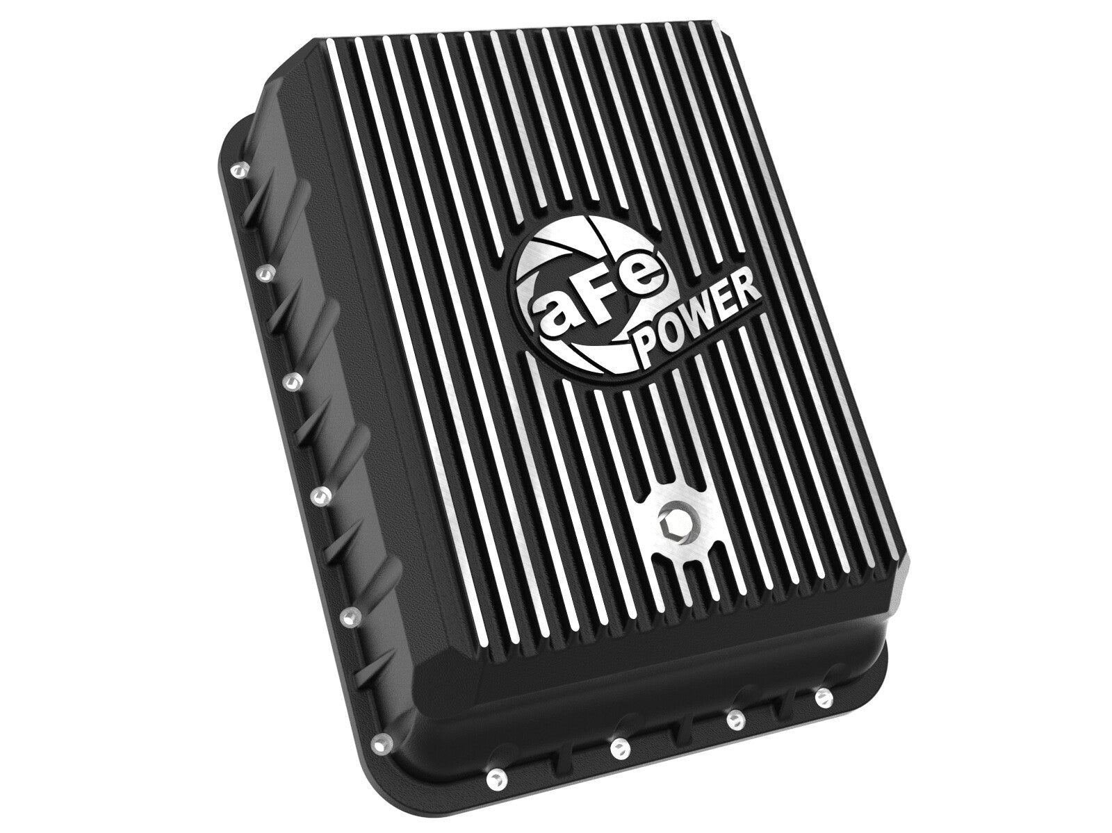 Pro Series Transmission Pan Black w/ Machined Fins Ram 3500 13-24 (AS69RC Aisin Transmission) aFe Power