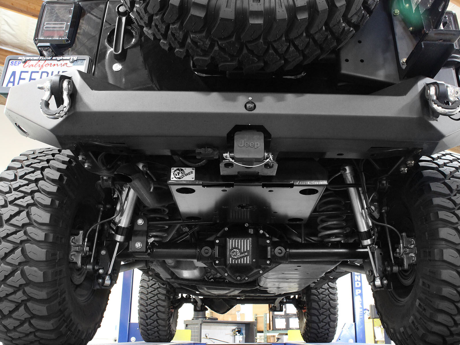 Glide Guard On-Board Air Compressor Mount Jeep Wrangler (JK) 07-18 V6-3.6L/3.8L aFe Power