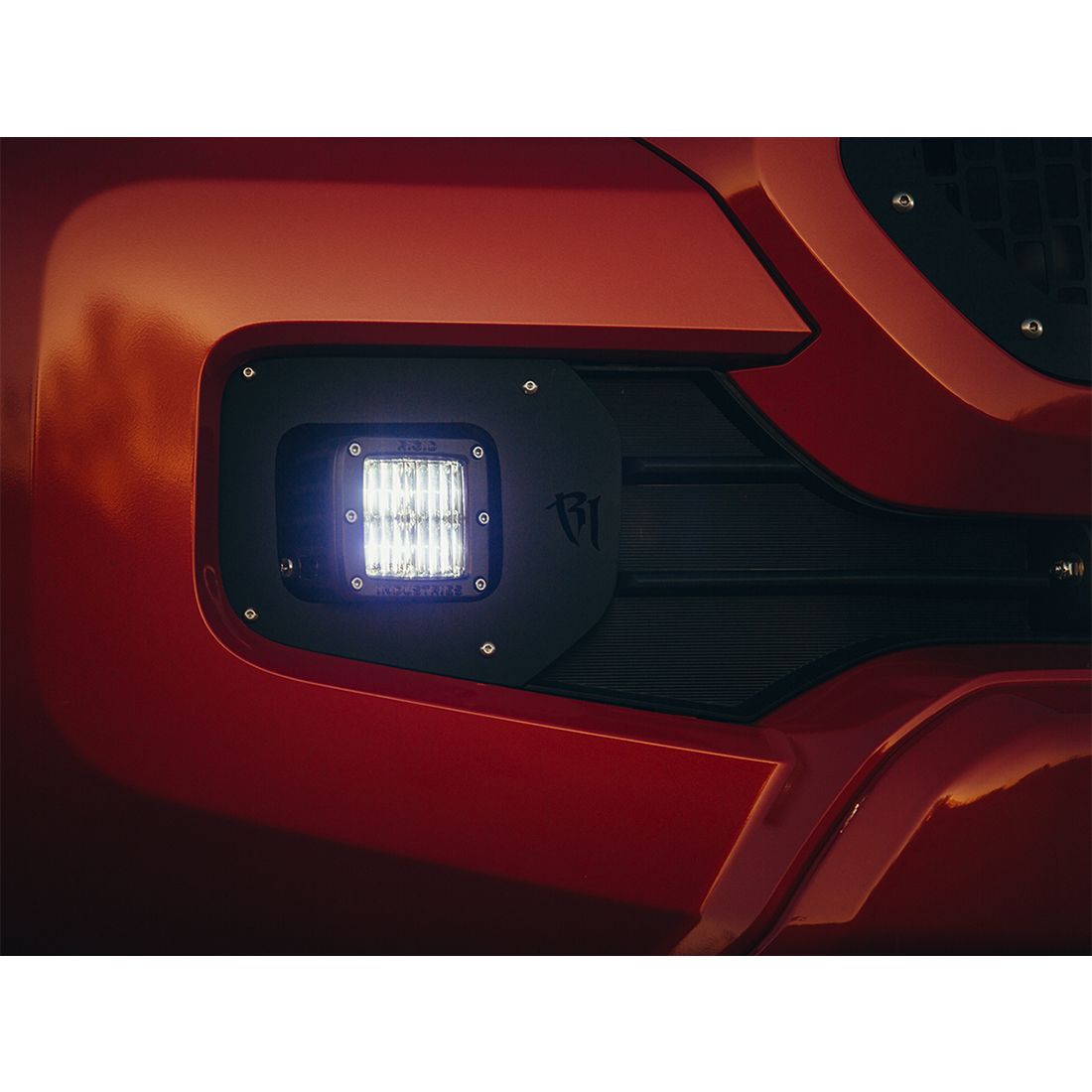 16-17 Toyota Tacoma Fog Light Mount Kit Includes 2 SAE D-Series Lights D-Series Pro RIGID Industries