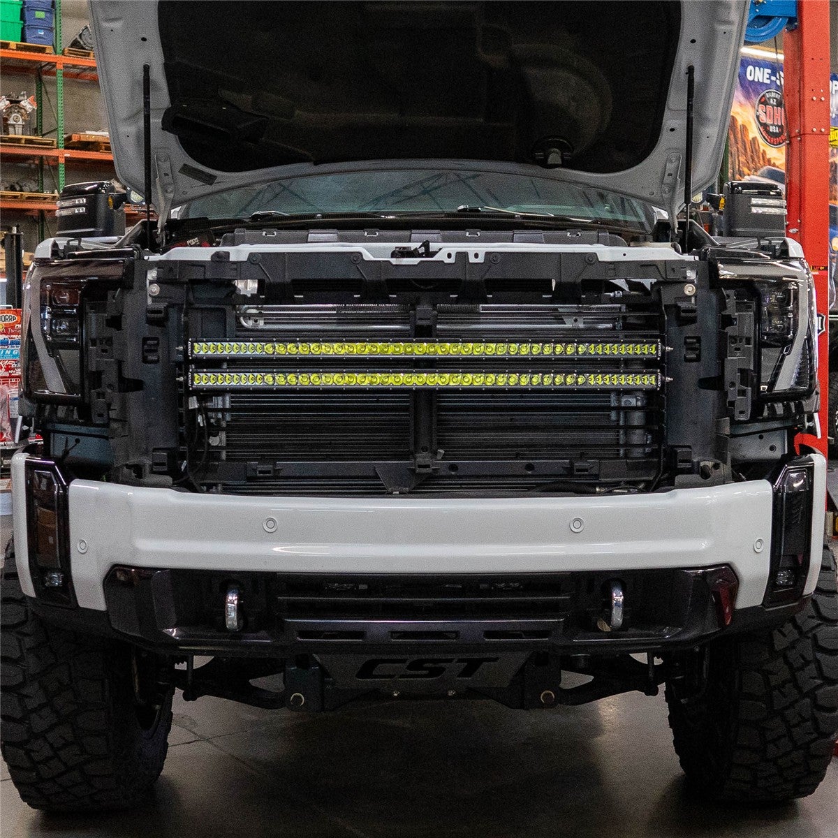 Chevy/GMC HD 24-27 Radiance Plus 40 Inch Behind the Grille Light Kit RIGID Industries