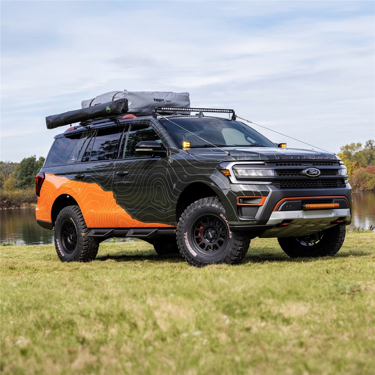 Ford Expedition 18-24 D-XL Spot A-Pillar Kit RIGID Industries