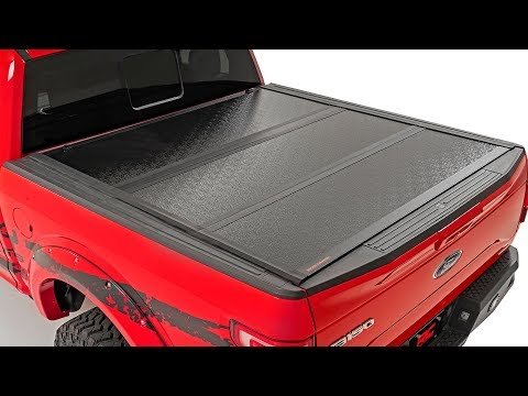 Dodge Low Profile Hard Tri-Fold Tonneau Cover 19-20 RAM 1500 Quad/Mega Cab 5.5ft; Bed W/O RAMbox Rough Country