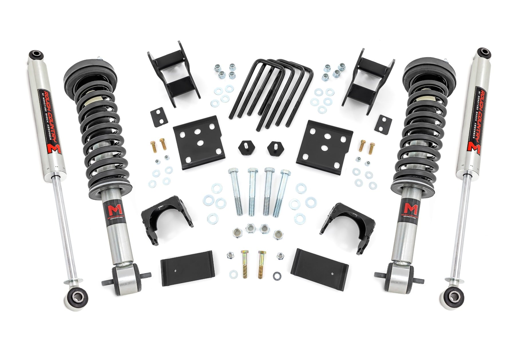 2 Inch Lowering Kit 4 Inch Rear Lowering M1 Ford F-150 4WD (2015-2026) Rough Country