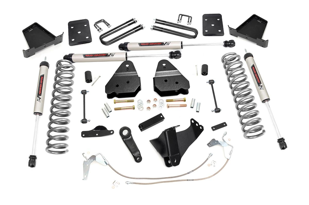 4.5 Inch Lift Kit W/O Overloads V2 Ford F-250/F-350 Super Duty (08-10) Rough Country