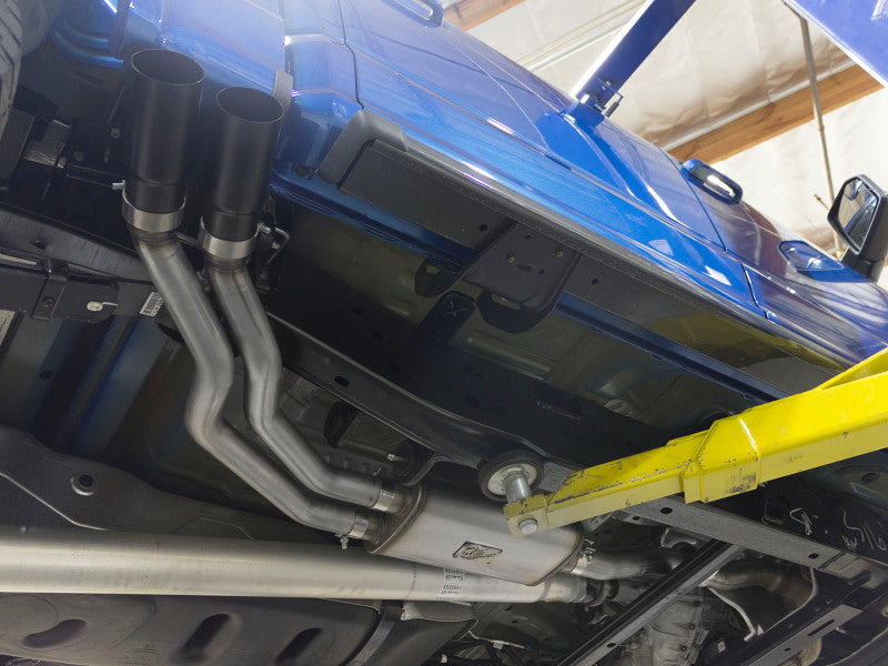aFe Rebel Exhausts 3in SS Cat-Back 15-16 Ford F-150 EcoBoost V6 2.7/3.5L V8 5.0L w/ Black Tips