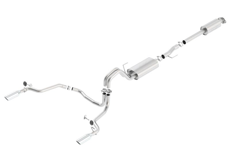 Borla 15-16 Ford F-150 3.5L EcoBoost Ext. Cab Std. Bed Catback Exhaust S-Type Single Split Rear Exit