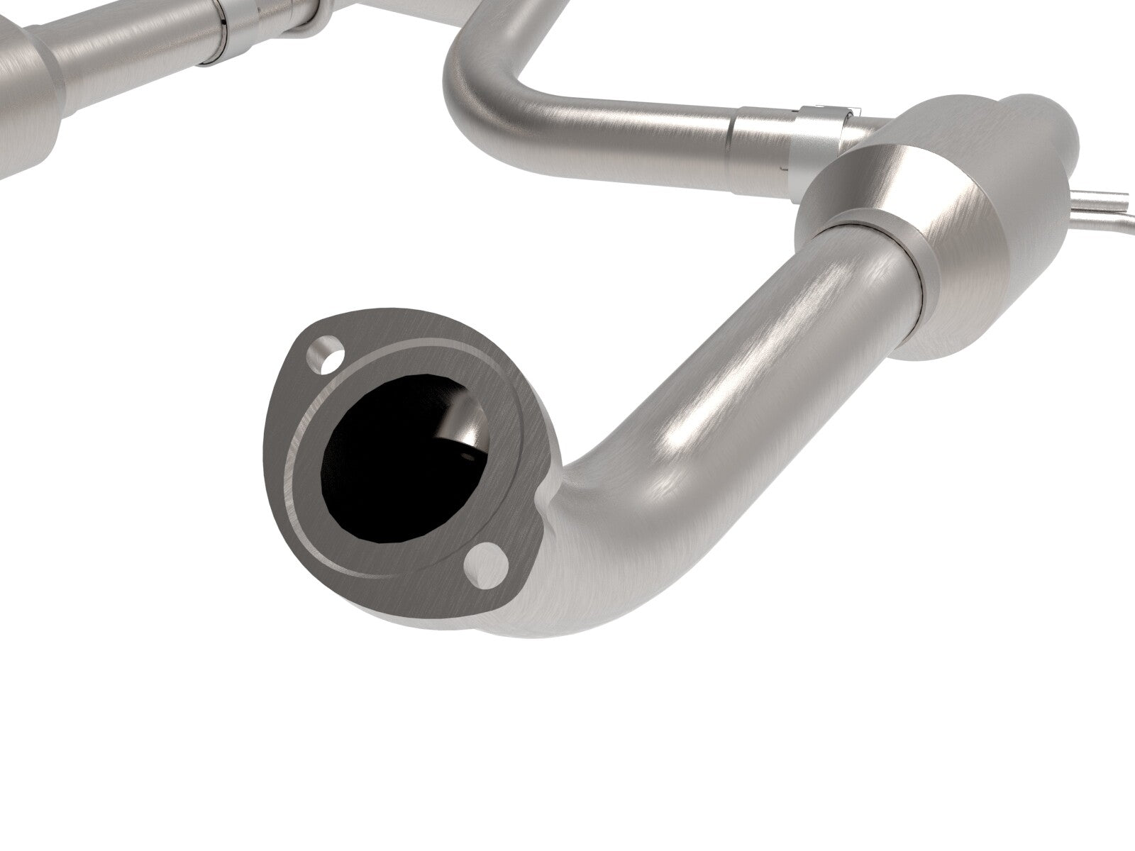 Twisted Steel Y-Pipe 2-1/2 Inch 409 Stainless Steel w/ Cat Toyota Tacoma 16-19 V6-3.5L (2WD) aFe Power