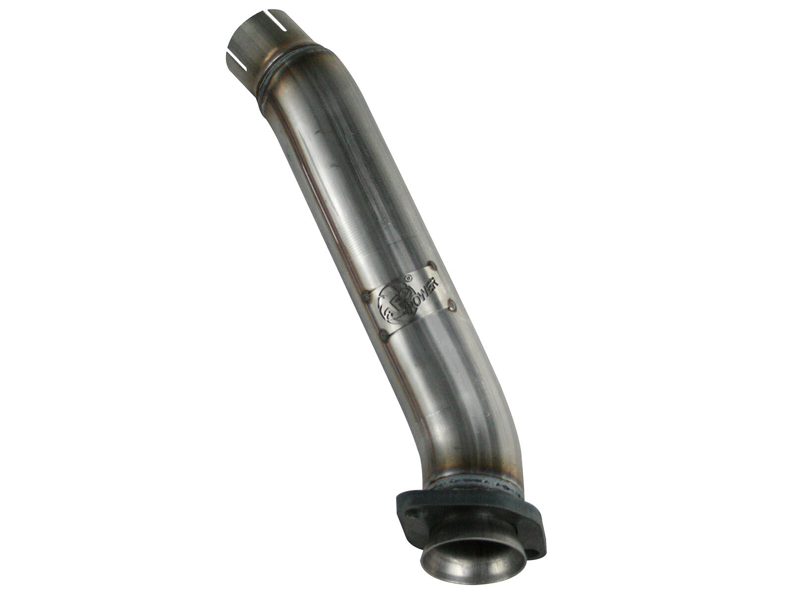 Twisted Steel 2-1/2 Inch 409 Stainless Steel Loop-Delete Downpipe Jeep Wrangler (JK) 12-18 V6-3.6L aFe Power