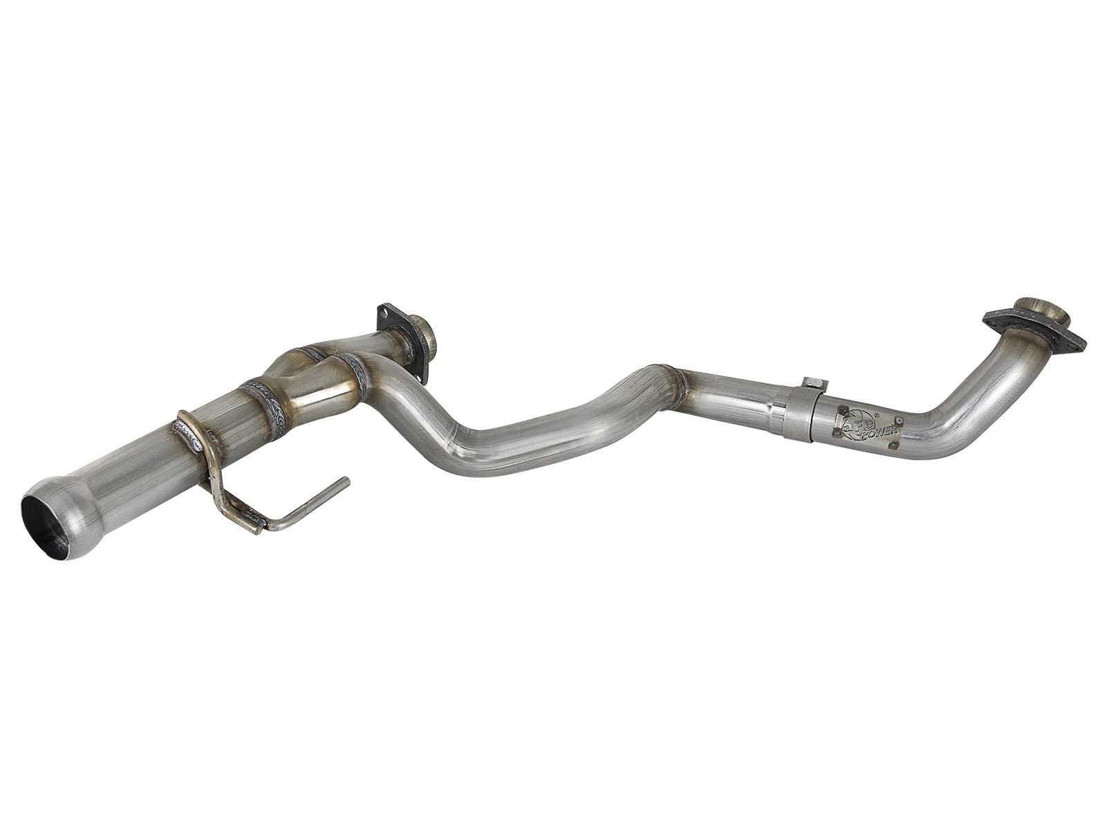 Twisted Steel 2-1/4 Inch to 2-1/2 Inch 409 Stainless Steel Street Series Y-Pipe Jeep Wrangler (Jl) 18-26/ Gladiator (Jt) 20-26 V6-3.6L aFe Power