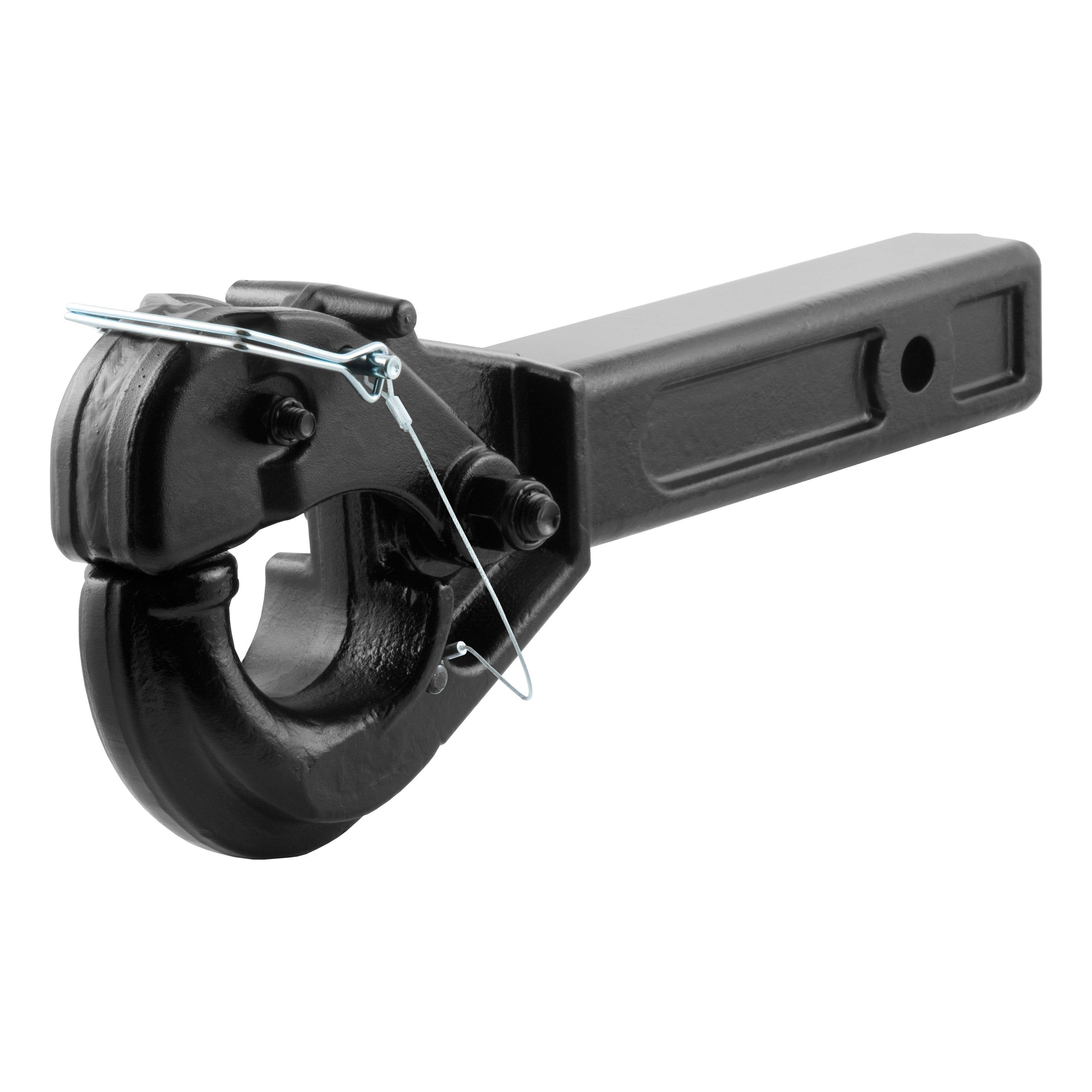 CURT Pintle Hook Hitch for 2-Inch Receiver, 10,000 lbs, Fits 2-1/2-Inch Lunette Ring Model 48005
