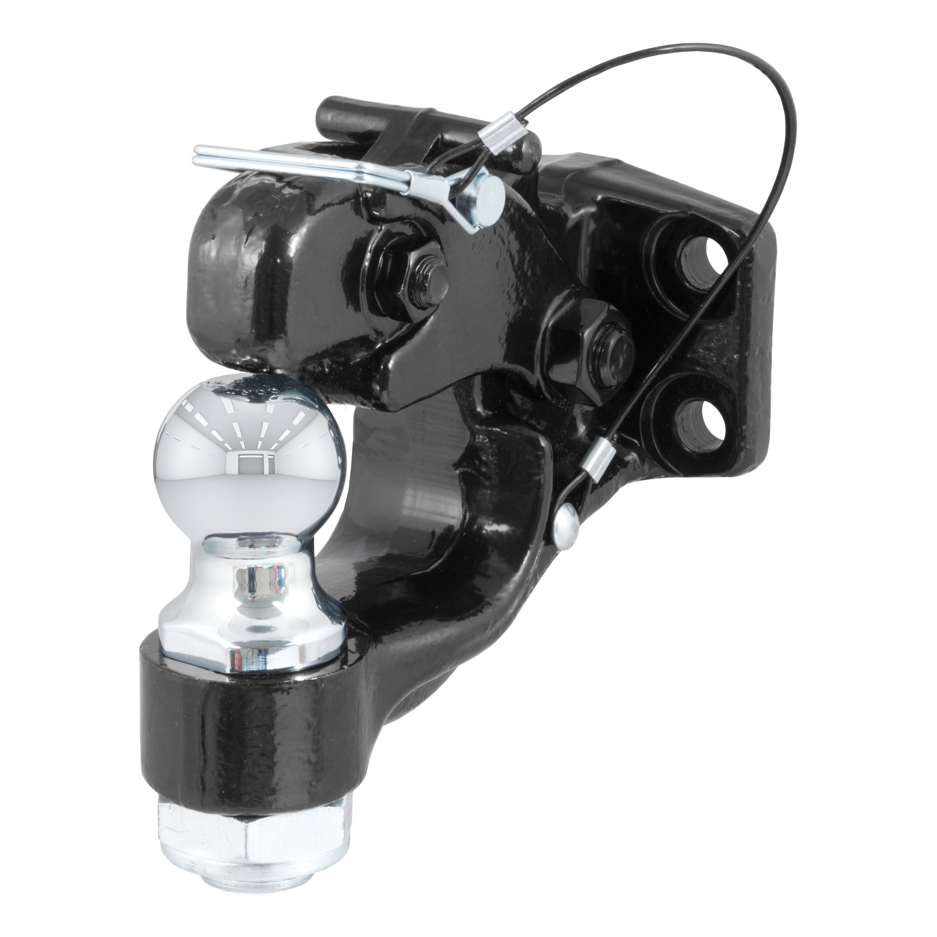 CURT Pintle Hitch with 1-7/8-Inch Trailer Ball, 16,000 lbs, Mount Required Model 48180
