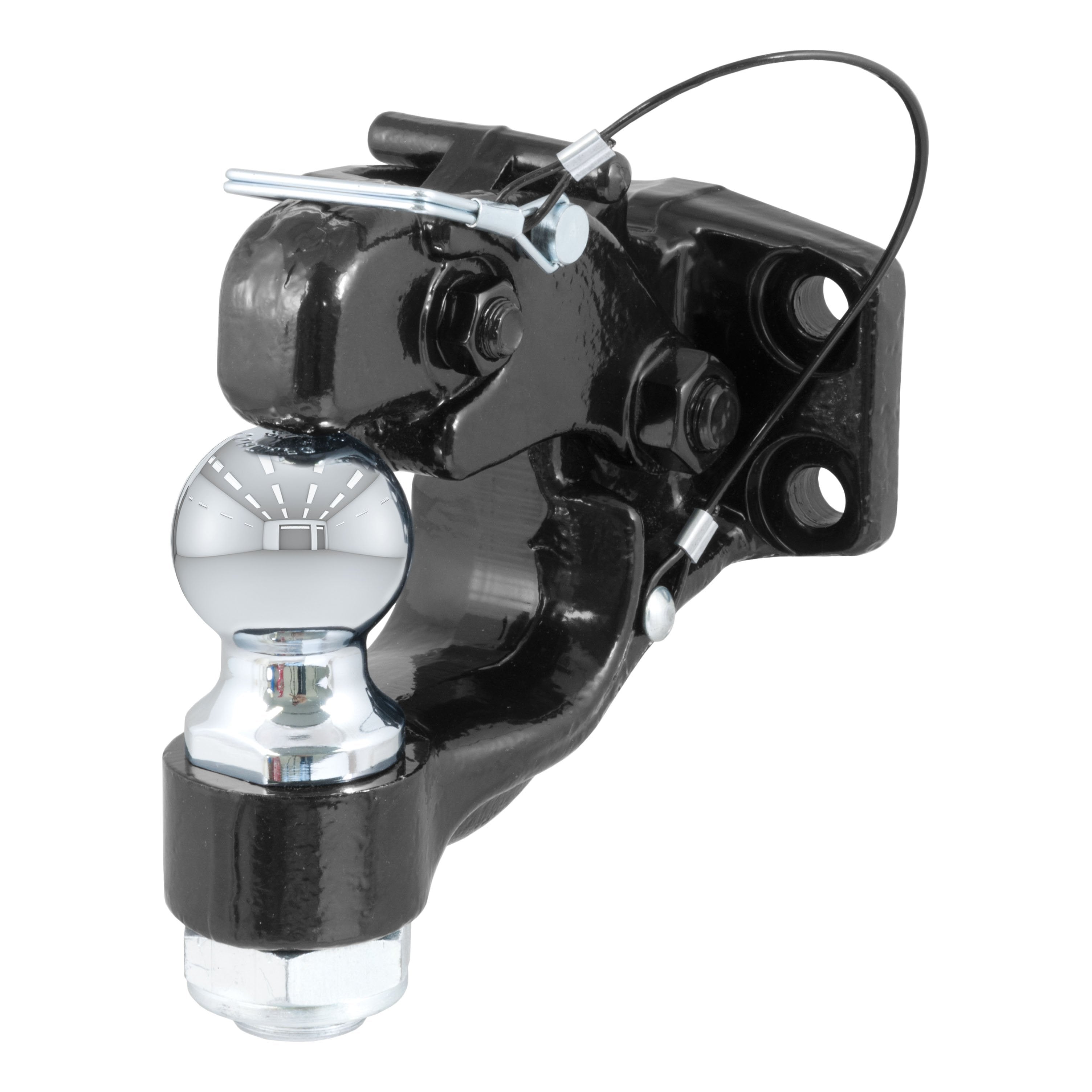 CURT Pintle Hitch with 2-Inch Trailer Ball, 16,000 lbs, Mount Required Model 48190