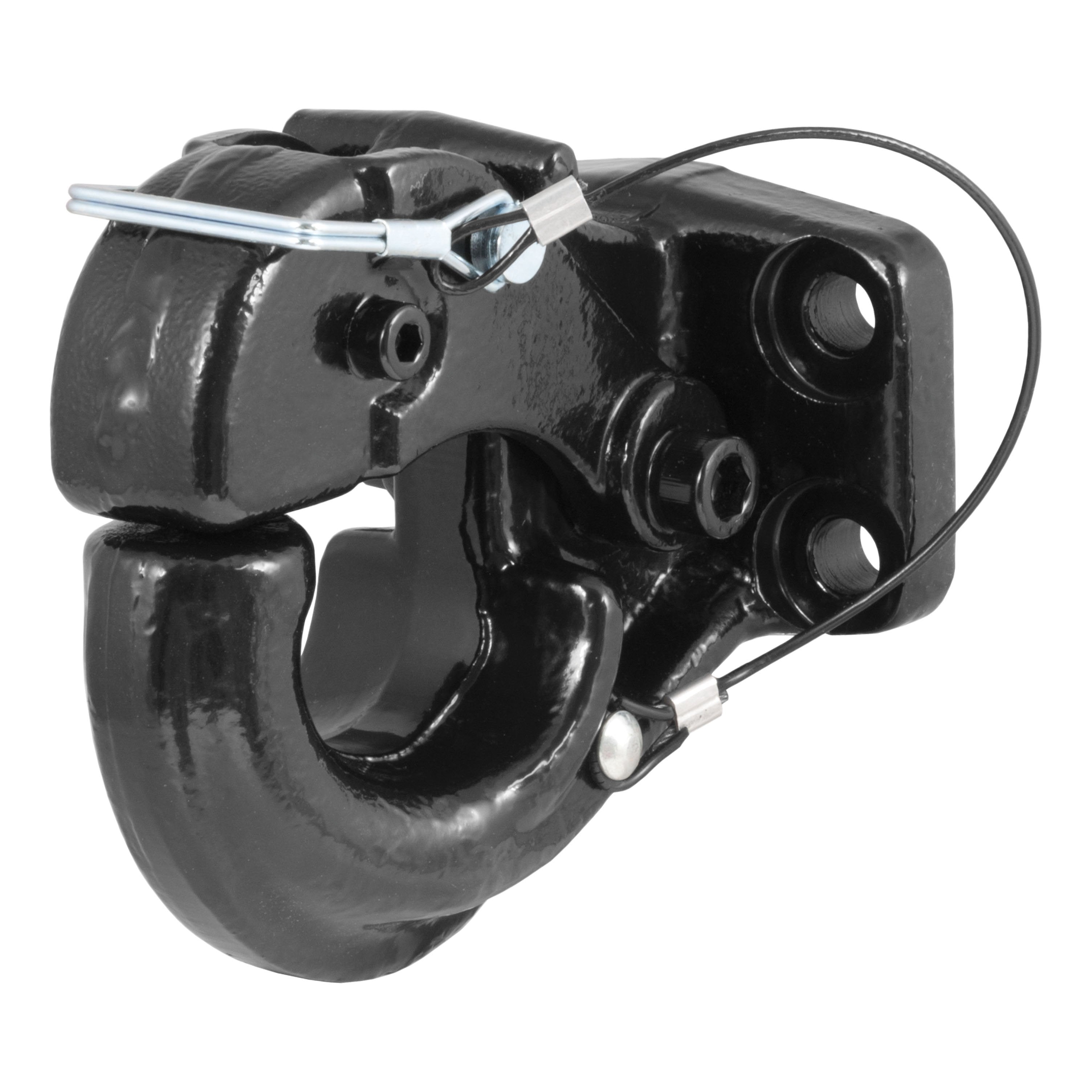 CURT Pintle Hook Hitch 10,000 lbs, Fits 2-1/2 to 3-Inch Lunette Ring, Mount Required Model 48205