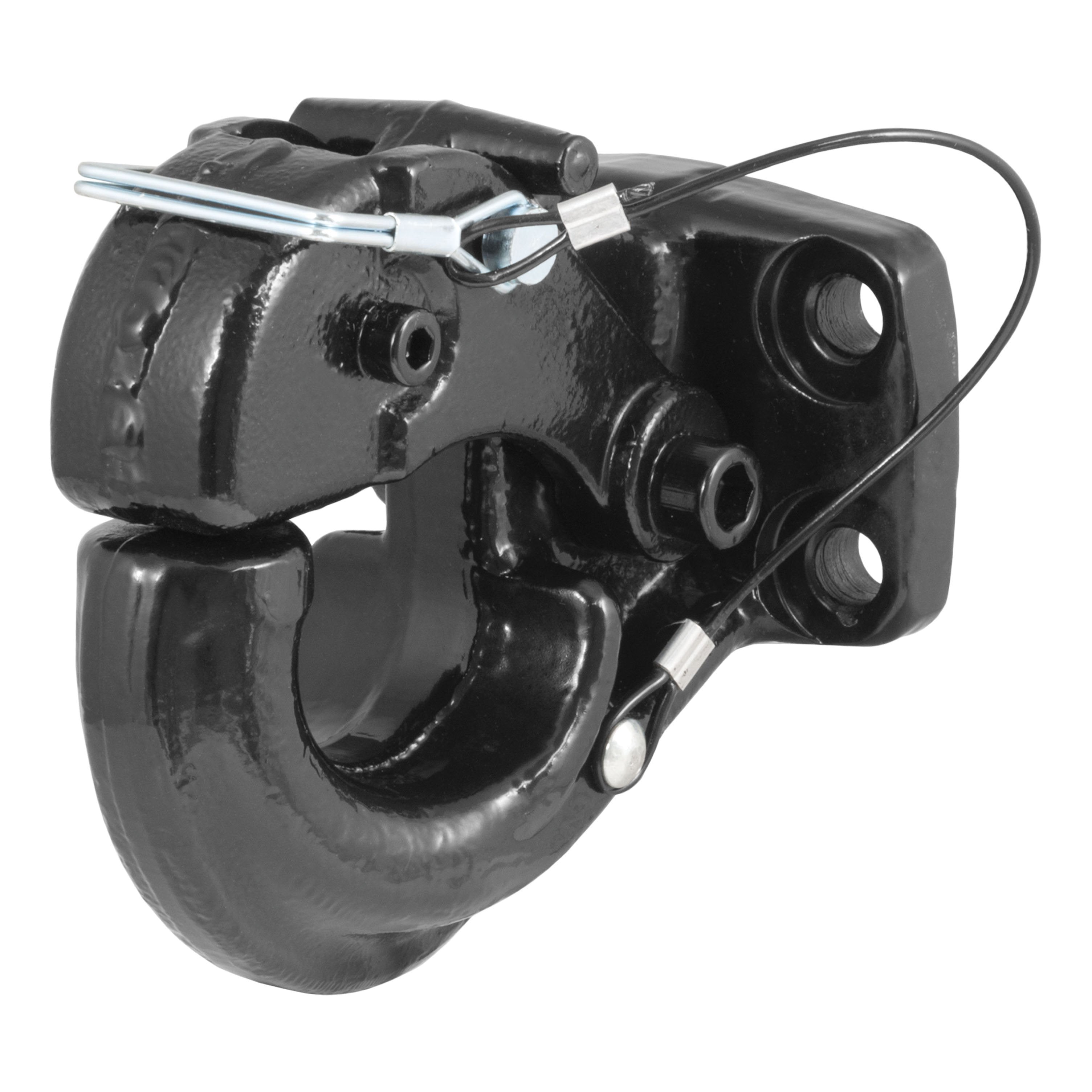 CURT Pintle Hook Hitch 30,000 lbs, Fits 2-1/2 to 3-Inch Lunette Ring, Mount Required Model 48215