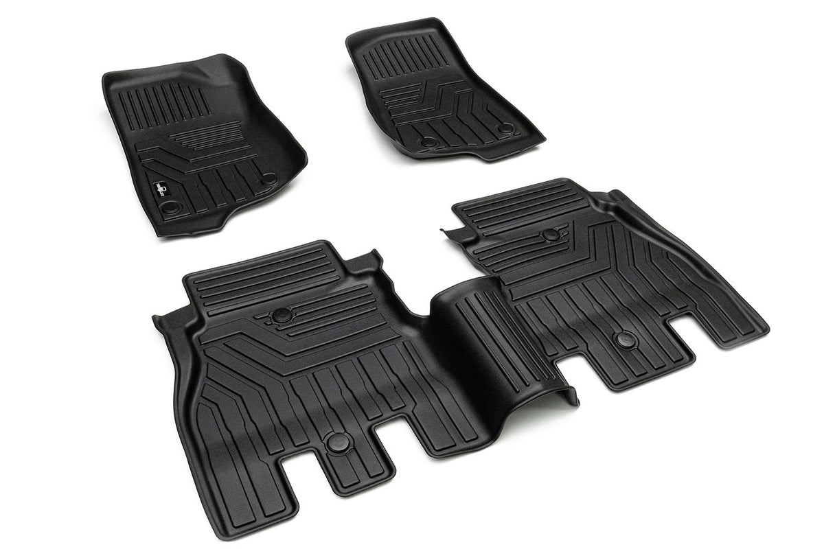 18-Up Wrangler JL 4 Door All-Weather Floor Liner Kit Front & Rear TeraFlex