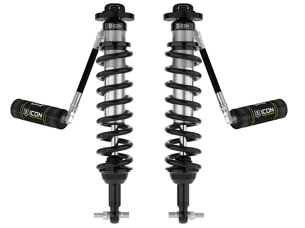 2021-2023 Ford Bronco Front 1.5-4 Inch Lift V.S. 2.5 Series Coilover Kit Remote Reservoir Icon Vehicle Dynamics