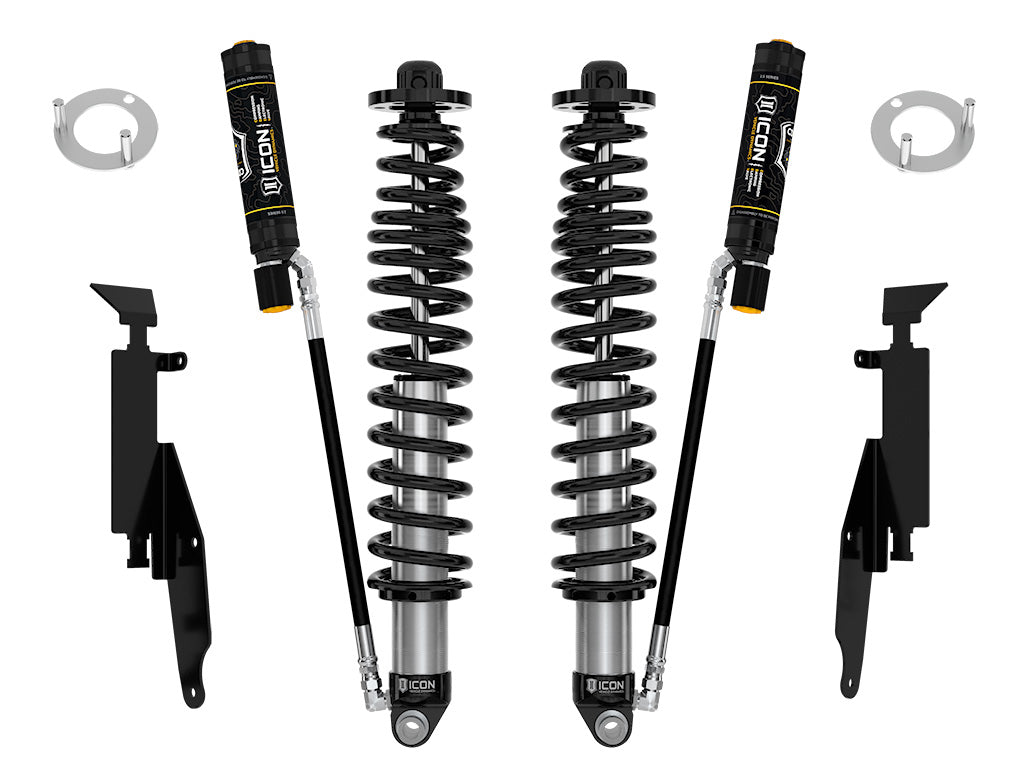 2021-2023 Ford Bronco Rear 1.25-3 Inch Lift V.S. 2.5 Series Coilover Kit Remote Reservoir W/ CDEV Icon Vehicle Dynamics