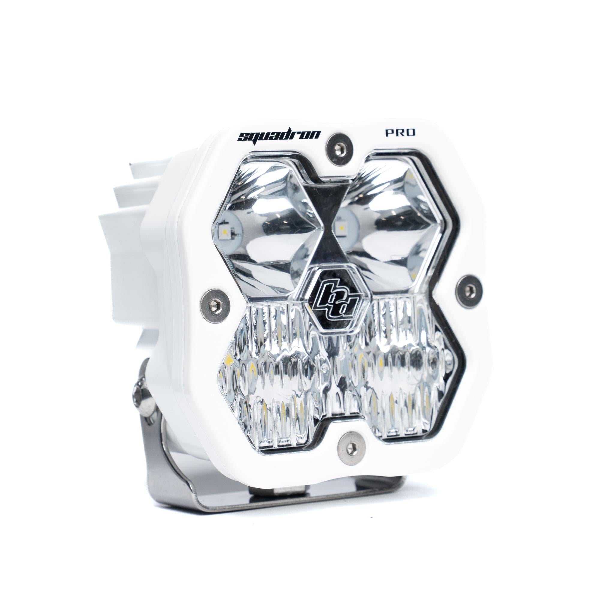 Squadron 2.0 Pro White LED Auxiliary Light Pod Universal Clear Baja Designs