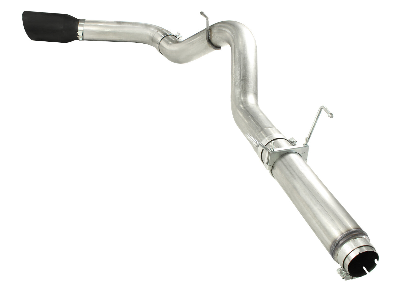 Atlas 5 Inch Aluminized Steel Dpf-Back Exhaust System w/Tip Dodge Diesel Trucks 07.5-12 L6-6.7L (td) aFe Power