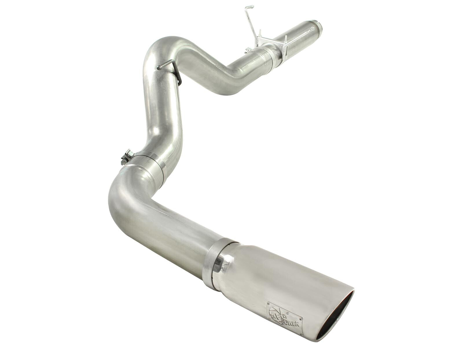 Atlas 5 Inch Aluminized Steel Dpf-Back Exhaust System w/Tip Dodge Diesel Trucks 07.5-12 L6-6.7L (td) aFe Power