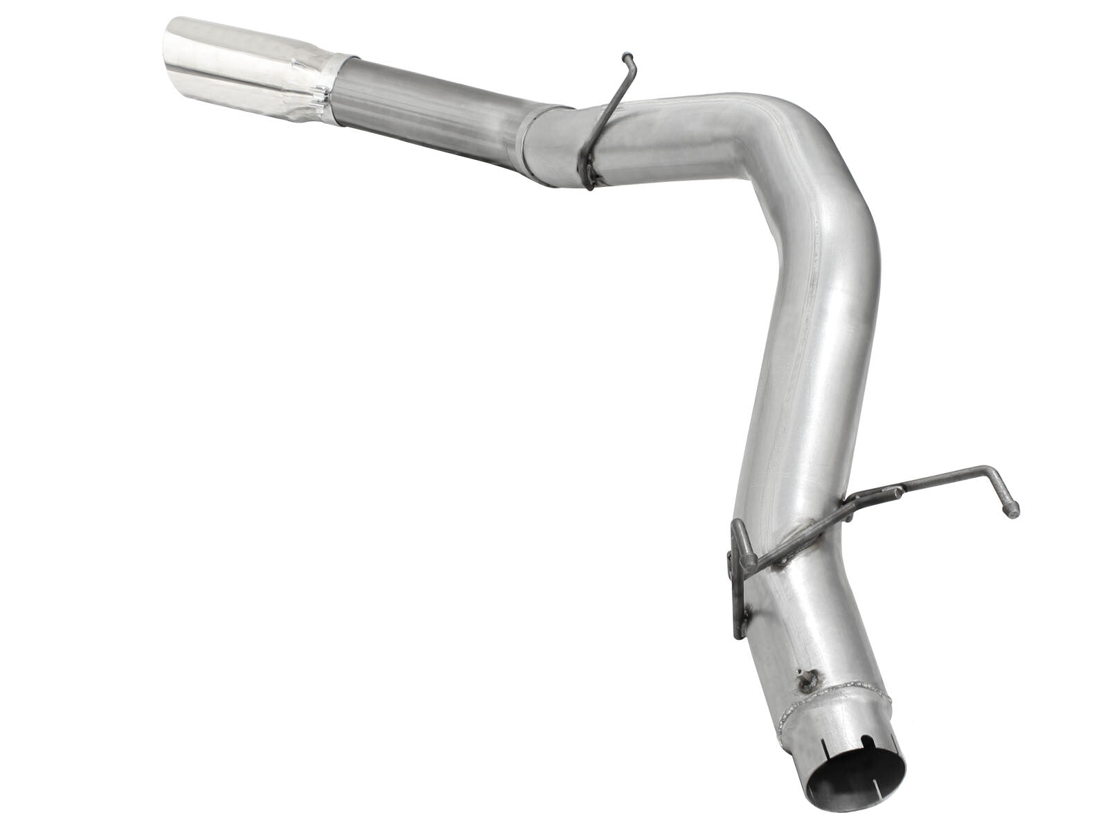 Atlas 5 Inch Aluminized Steel Dpf-Back Exhaust System w/Polished Tip Dodge Ram Diesel Trucks 13-18 L6-6.7L (td) aFe Power