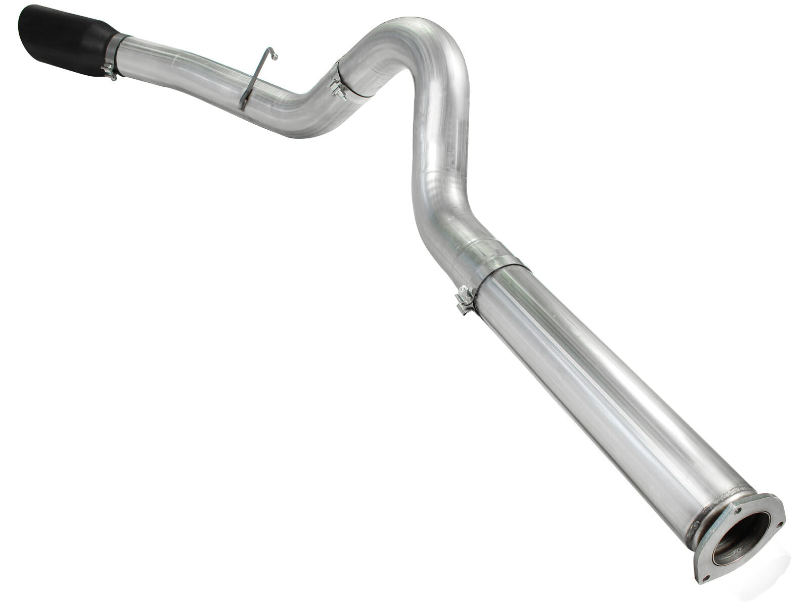 Atlas 5 Inch Aluminized Steel Dpf-Back Exhaust System w/ Tip Ford Diesel Trucks 11-14 V8-6.7L (td) aFe Power