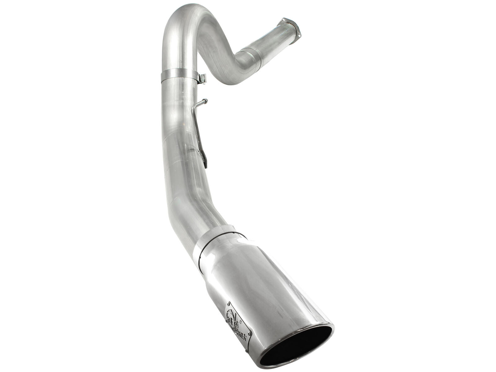 Atlas 5 Inch Aluminized Steel Dpf-Back Exhaust System w/ Tip Ford Diesel Trucks 11-14 V8-6.7L (td) aFe Power