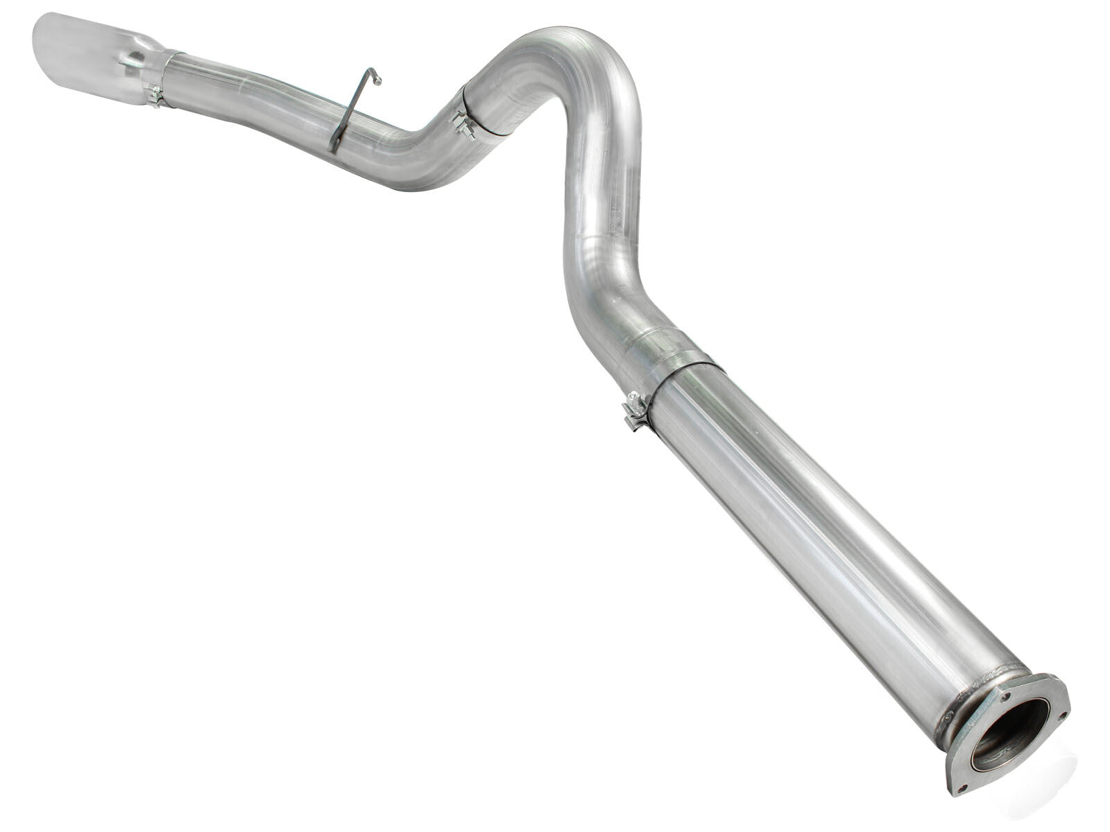 Atlas 5 Inch Aluminized Steel Dpf-Back Exhaust System w/ Tip Ford Diesel Trucks 11-14 V8-6.7L (td) aFe Power