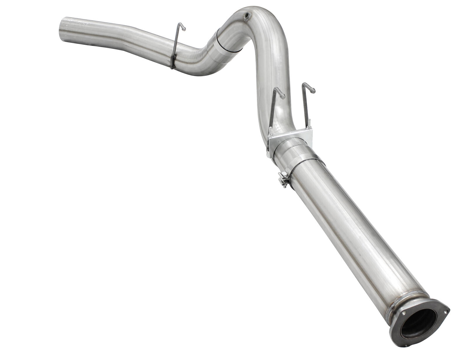 Atlas 5 Inch Aluminized Steel Dpf-Back Exhaust System Ford Diesel Trucks 15-16 V8-6.7L (td) aFe Power