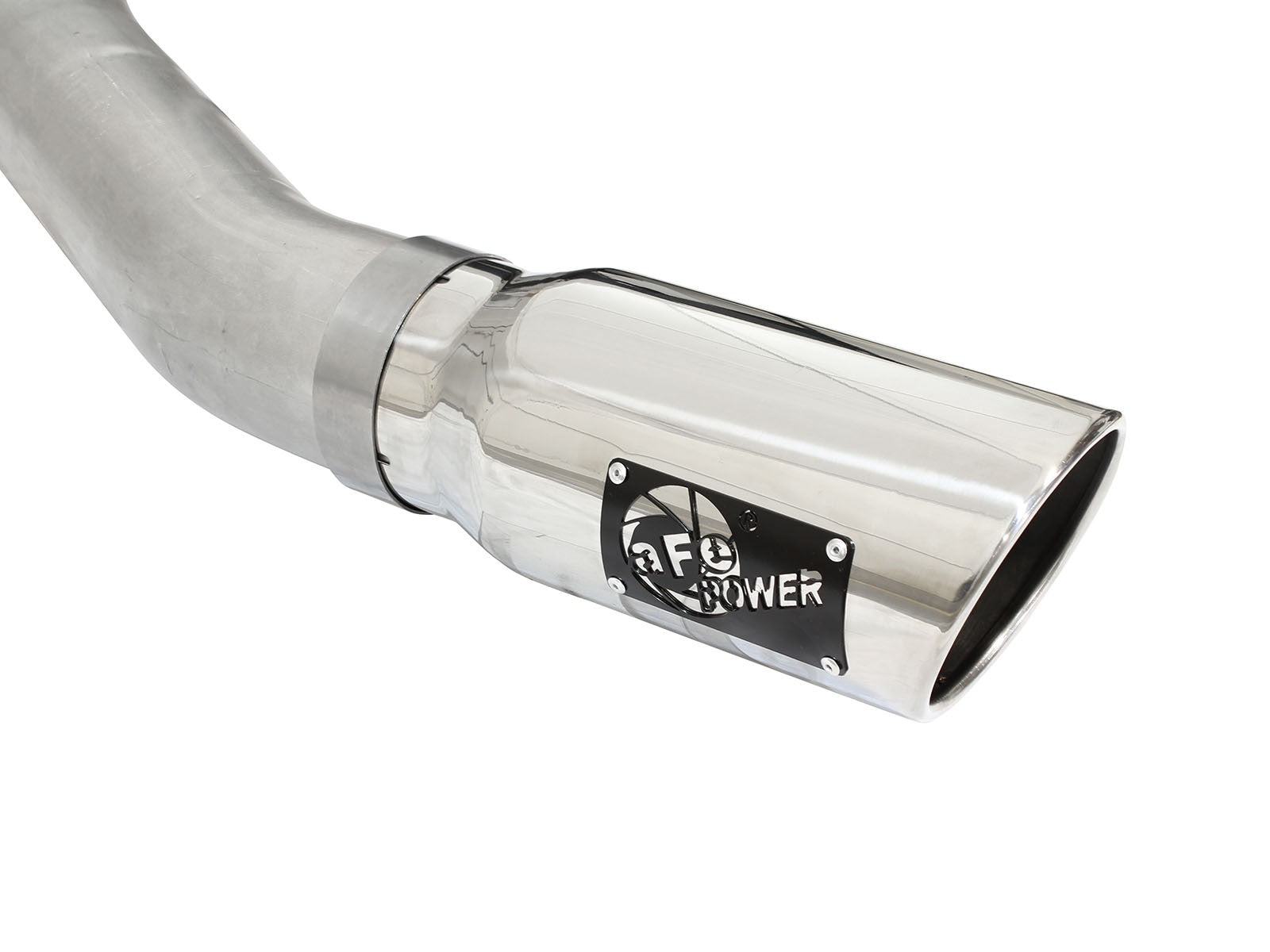 Atlas 4 Inch Aluminized Steel Cat-Back Exhaust System w/ Muffler & Polished Tip Ford F-150 15-19 V6-2.7L/3.5L (tt) aFe Power