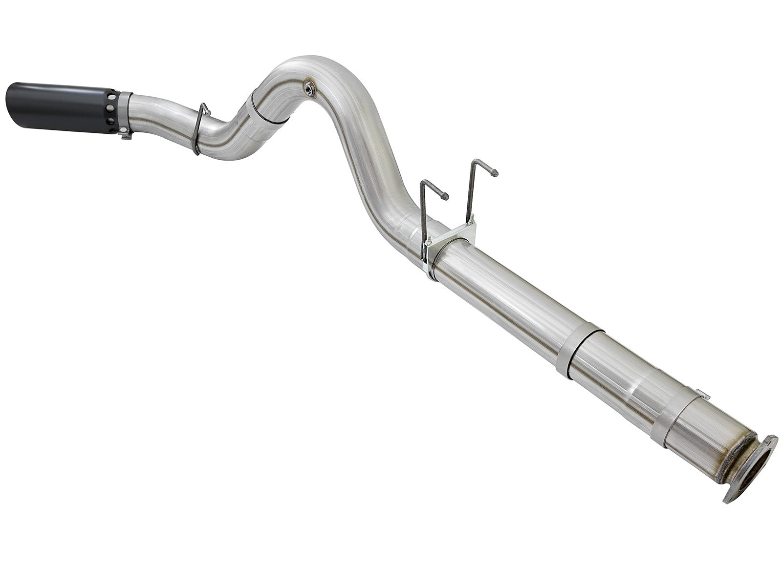 Atlas 5 Inch Aluminized Steel Dpf-Back Exhaust System w/ Tip Ford Diesel Trucks 17-26 V8-6.7L (td) aFe Power