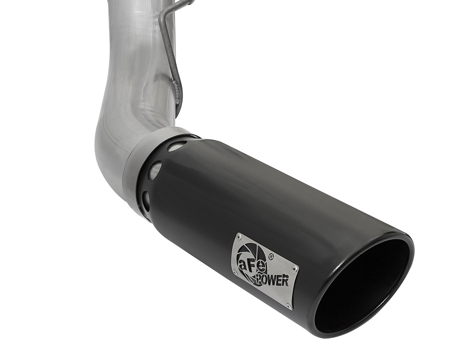 Atlas 5 Inch Aluminized Steel Dpf-Back Exhaust System w/ Tip Ford Diesel Trucks 17-26 V8-6.7L (td) aFe Power