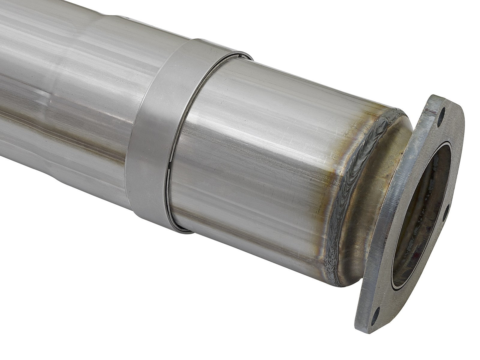 Atlas 5 Inch Aluminized Steel Dpf-Back Exhaust System w/ Tip Ford Diesel Trucks 17-26 V8-6.7L (td) aFe Power