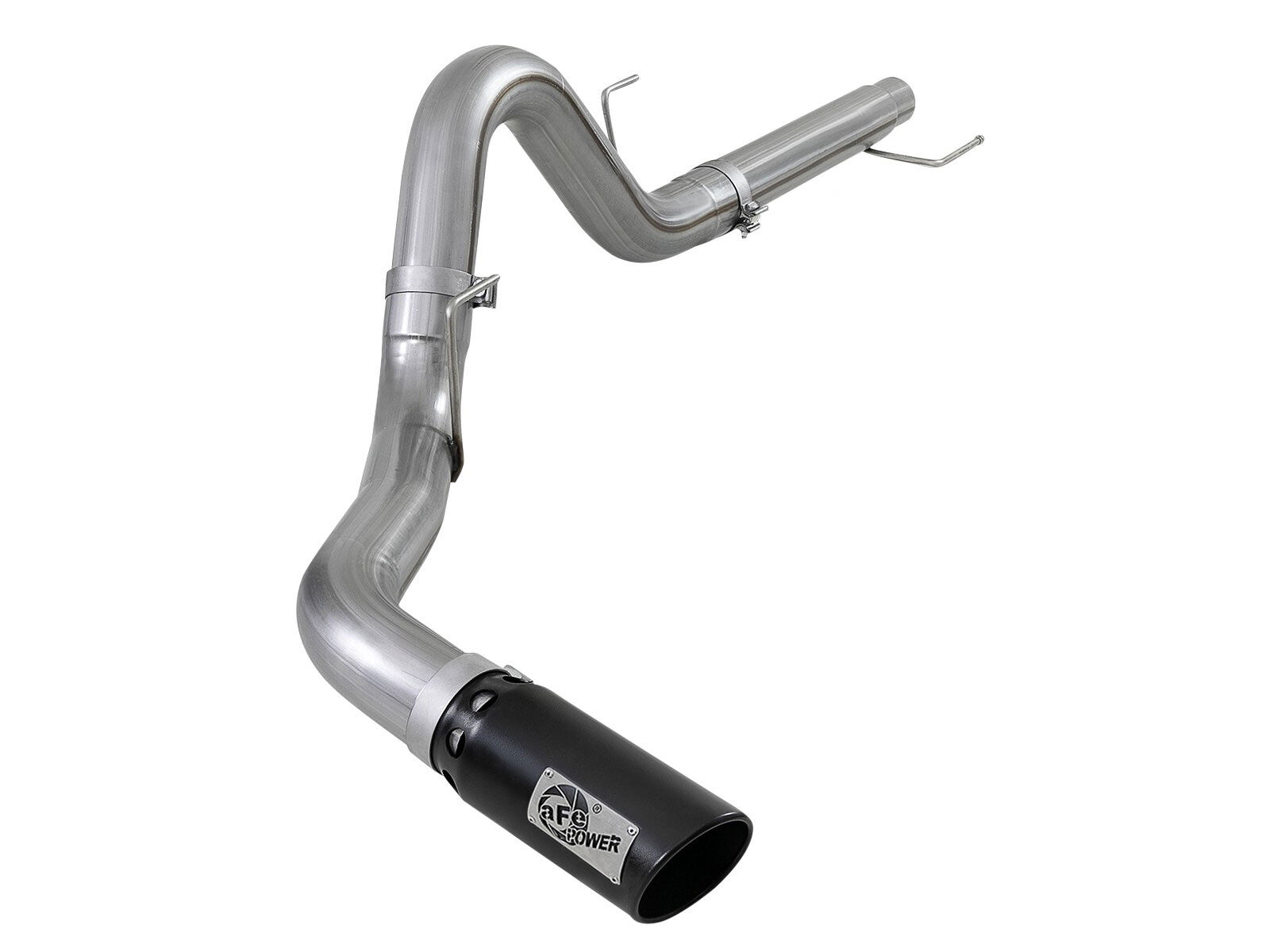 Atlas 4 Inch Aluminized Steel Dpf-Back Exhaust System w/ Tip Ford F-150 18-20 V6-3.0L (td) aFe Power
