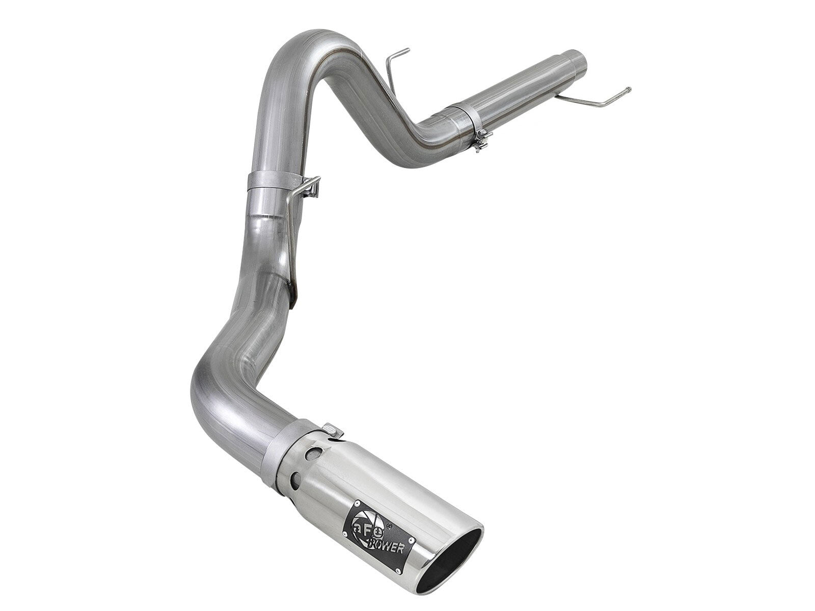 Atlas 4 Inch Aluminized Steel Dpf-Back Exhaust System w/ Tip Ford F-150 18-20 V6-3.0L (td) aFe Power