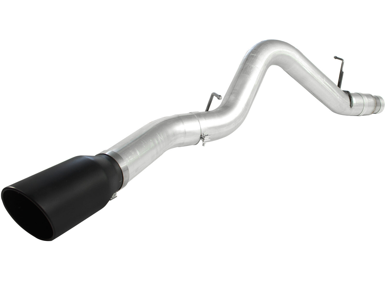 Atlas 5 Inch Aluminized Steel Dpf-Back Exhaust System w/ Tip GM Diesel Trucks 11-16 V8-6.6L (td) Lml aFe Power
