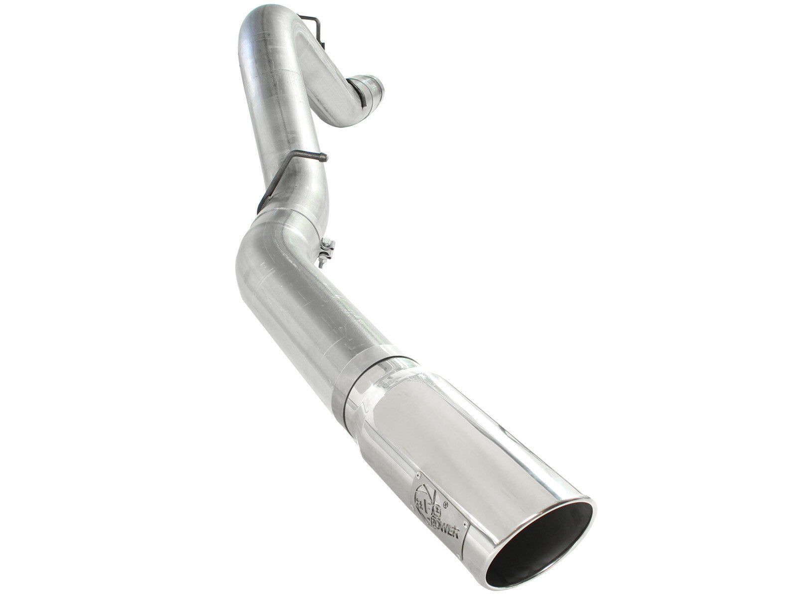 Atlas 5 Inch Aluminized Steel Dpf-Back Exhaust System w/ Tip GM Diesel Trucks 11-16 V8-6.6L (td) Lml aFe Power