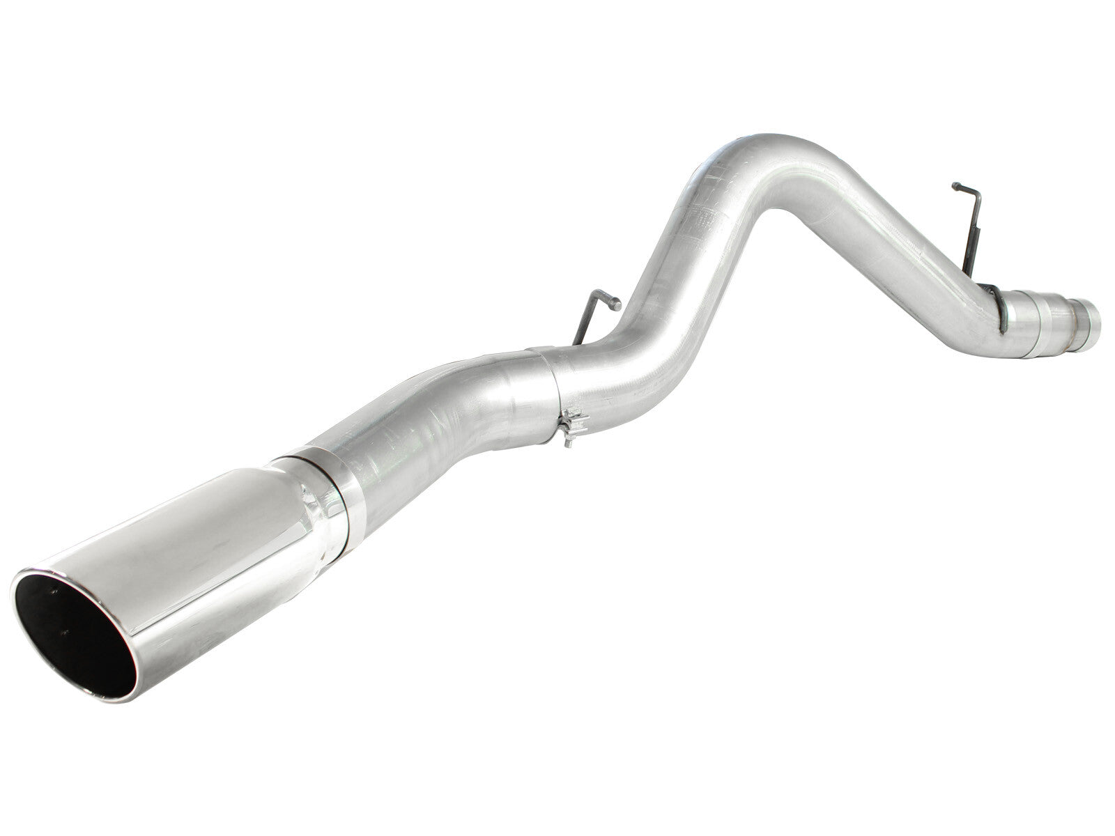 Atlas 5 Inch Aluminized Steel Dpf-Back Exhaust System w/ Tip GM Diesel Trucks 11-16 V8-6.6L (td) Lml aFe Power