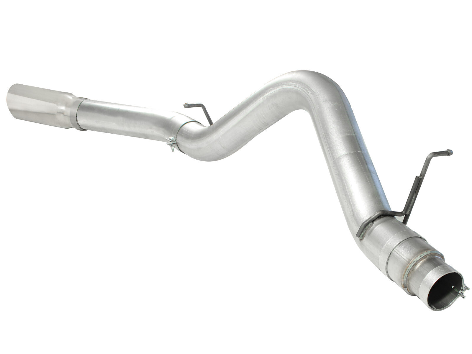 Atlas 5 Inch Aluminized Steel Dpf-Back Exhaust System w/ Tip GM Diesel Trucks 11-16 V8-6.6L (td) Lml aFe Power