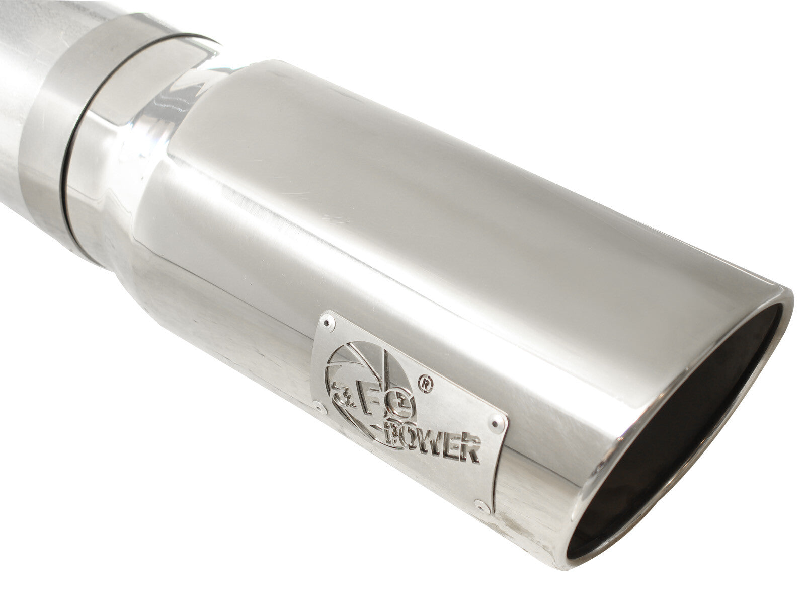 Atlas 5 Inch Aluminized Steel Dpf-Back Exhaust System w/ Tip GM Diesel Trucks 11-16 V8-6.6L (td) Lml aFe Power