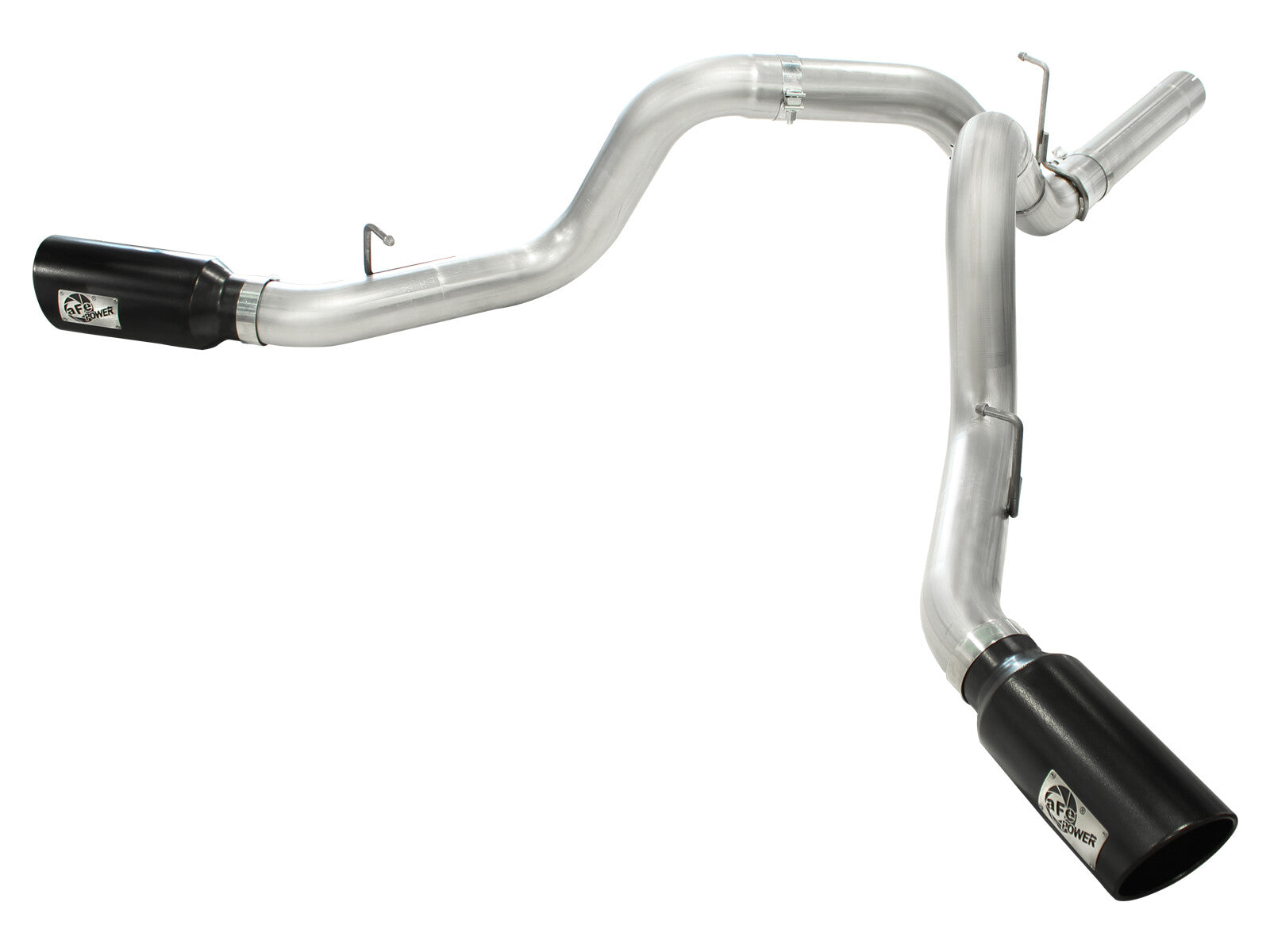 Atlas 4 Inch Aluminized Steel Dpf-Back Exhaust System w/ Tip GM Diesel Trucks 11-16 V8-6.6L (td) Lml aFe Power