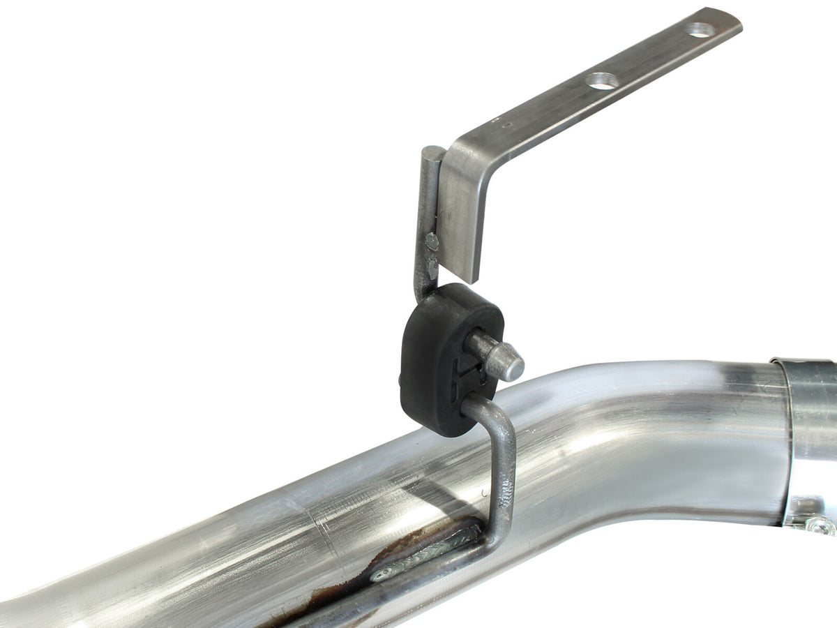 Atlas 4 Inch Aluminized Steel Dpf-Back Exhaust System w/Black Tip GM Diesel Trucks 11-16 V8-6.6L (td) Lml aFe Power