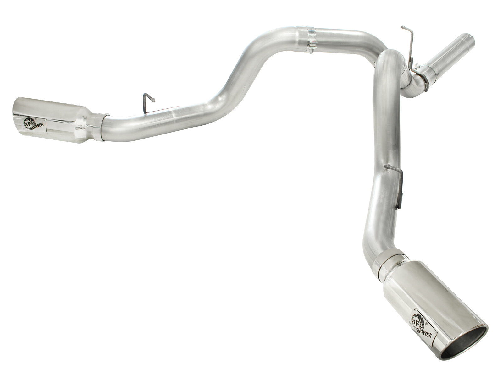Atlas 4 Inch Aluminized Steel Dpf-Back Exhaust System w/ Tip GM Diesel Trucks 11-16 V8-6.6L (td) Lml aFe Power