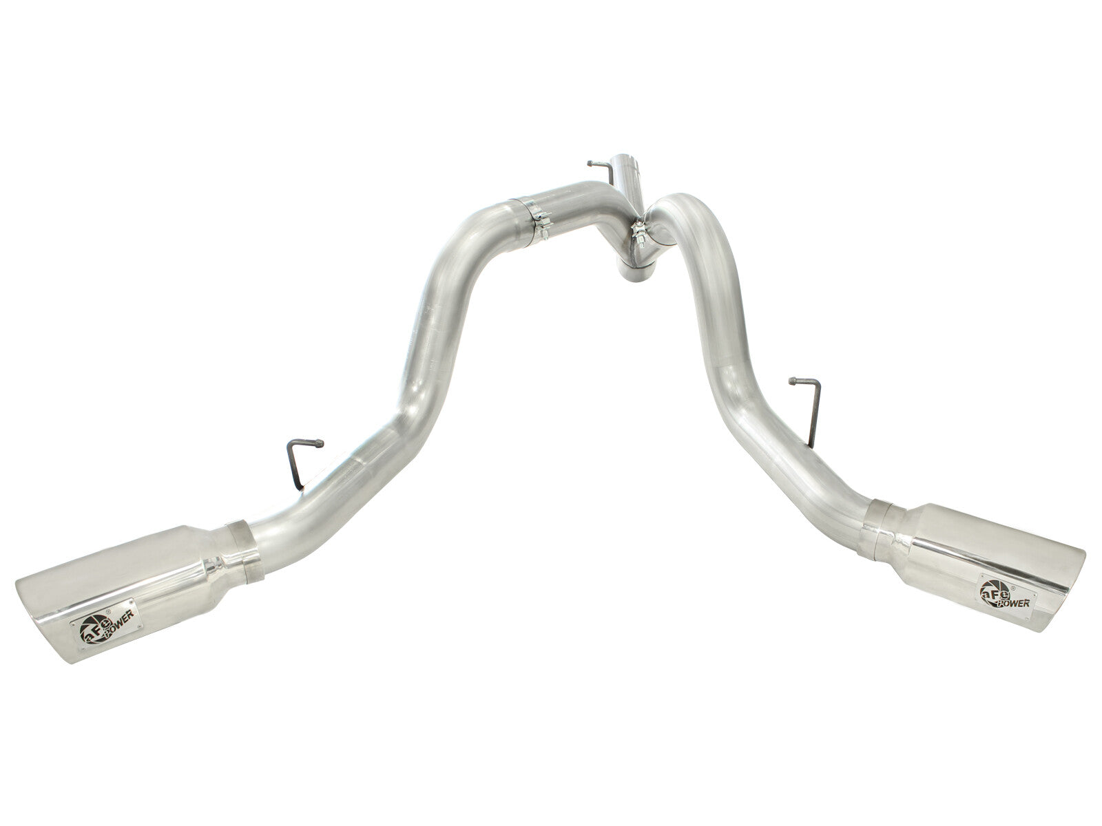 Atlas 4 Inch Aluminized Steel Dpf-Back Exhaust System w/ Tip GM Diesel Trucks 11-16 V8-6.6L (td) Lml aFe Power